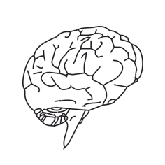 Piktogramm Gehirn